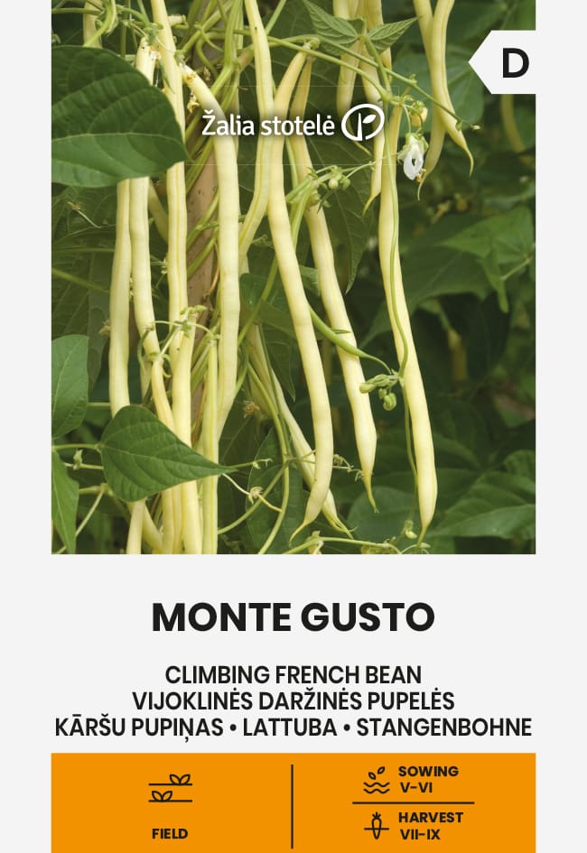 PUPELĖS DARŽINĖS VIJOKLINĖS MONTE GUSTO