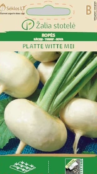 ROPĖS PLATTE WITTE MEI
