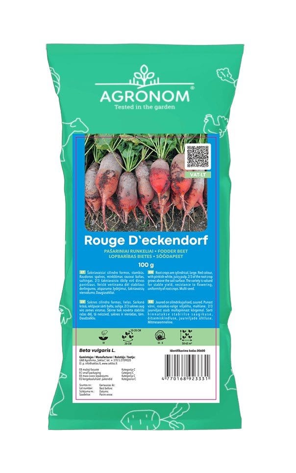 RUNKELIAI PAŠARINIAI ROUGE D'ECKENDORF 0,1 KG