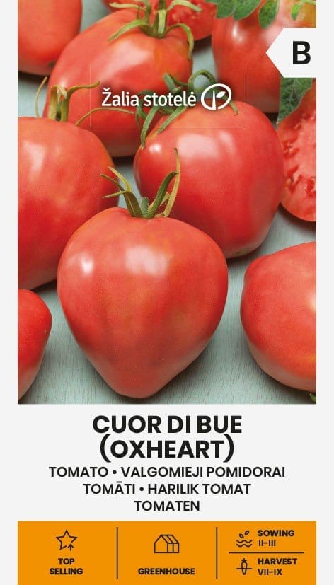 VALGOMIEJI POMIDORAI COUR DI BUE - JAUČIO ŠIRDIS