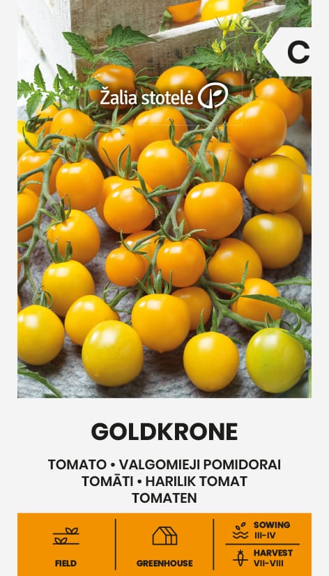 VALGOMIEJI POMIDORAI GOLDKRONE