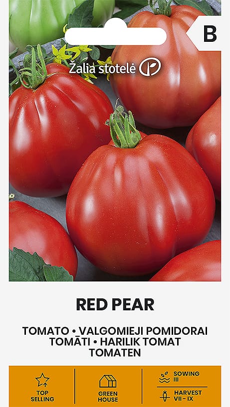 VALGOMIEJI POMIDORAI RED PEAR