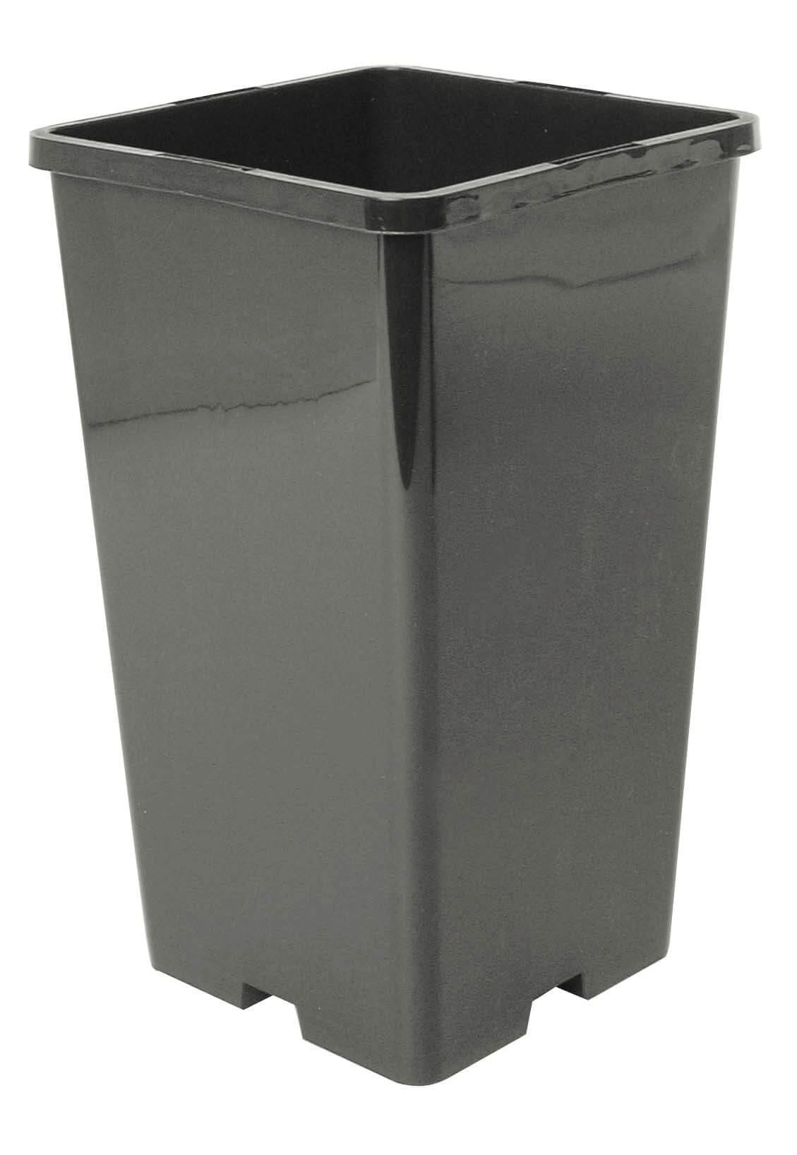 VAZONAS ROŽĖMS 16 CM JUODAS