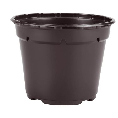 VAZONĖLIS DAIGAMS 12 CM JUODAS