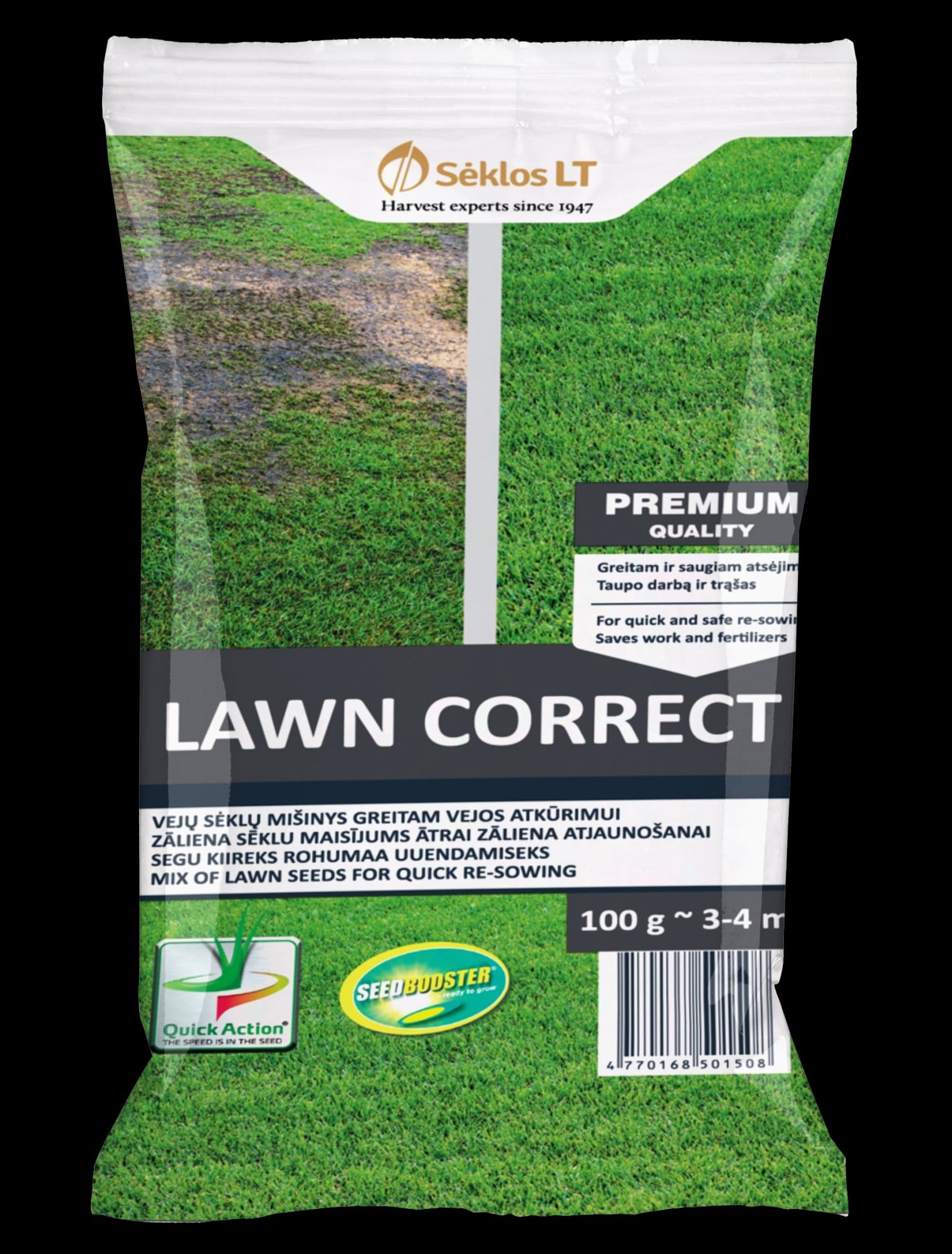 VEJINIŲ ŽOLIŲ MIŠINYS LAWN CORRECT 0,1KG