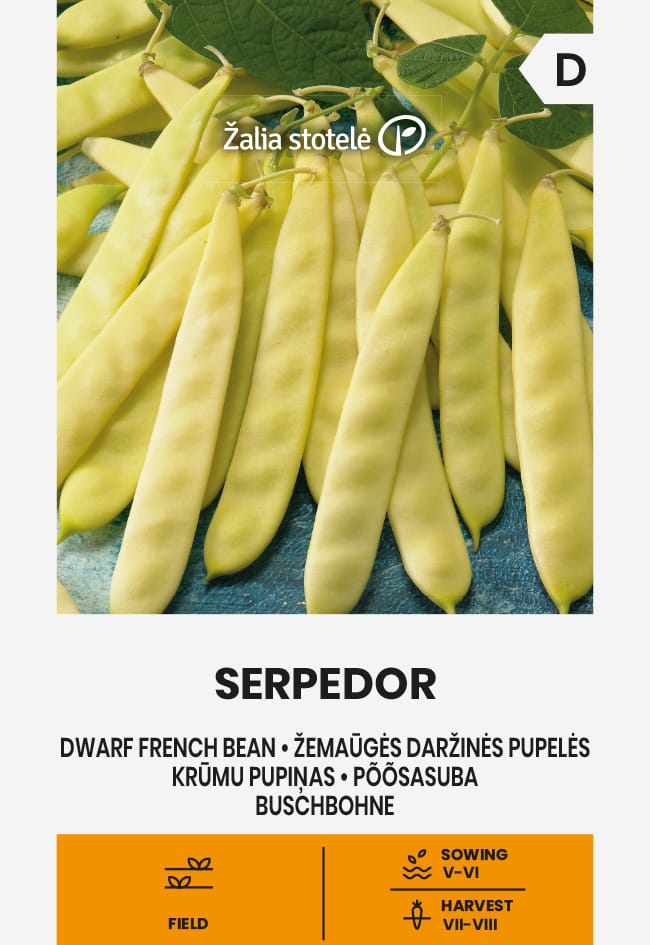 ŽEMAŪGĖS DARŽINĖS PUPELĖS SERPEDOR